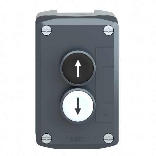 Постовая контрольная коробка с 2 кнопками (XALD222E)