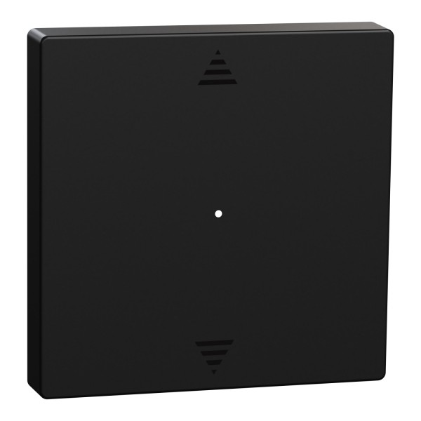 Клавіша KNX 1-кнопкова жал. System M чорна матова (MEG5215-0403)