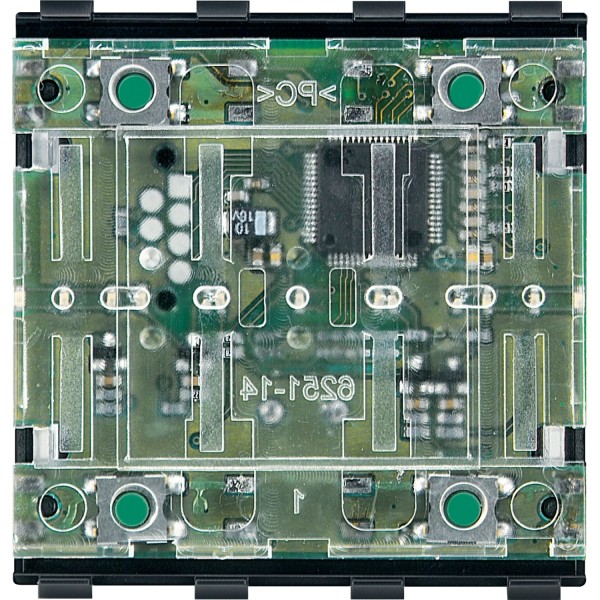 Модуль кнопкового вимикача KNX, 2-пости, System M (MTN625299)