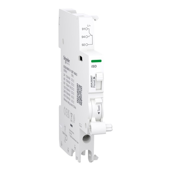 Допоміжний контакт, Acti9 A9A, iSD, 1 C/O, 100mA to 6A, 24VAC to 415VAC, 24VDC to 130VDC (A9A26907)