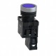 Кнопка з підсвічуванням з вбудованною світлодіодною лампою синього кольору, 1NO (XA2EW36M1)