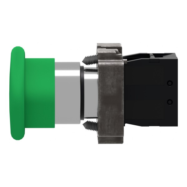 Кнопка Easy Harmony XB2, металл, зеленая, 1NO (XB2BC31C)