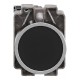 Кнопка, Easy Harmony XB2, металлическая, черная, пружинный возврат, 1NO (XB2BA21C)