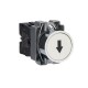 Кнопка, Easy Harmony XB2, металлическая, белая, пружинный возврат, 1NO (XB2BA3341C)