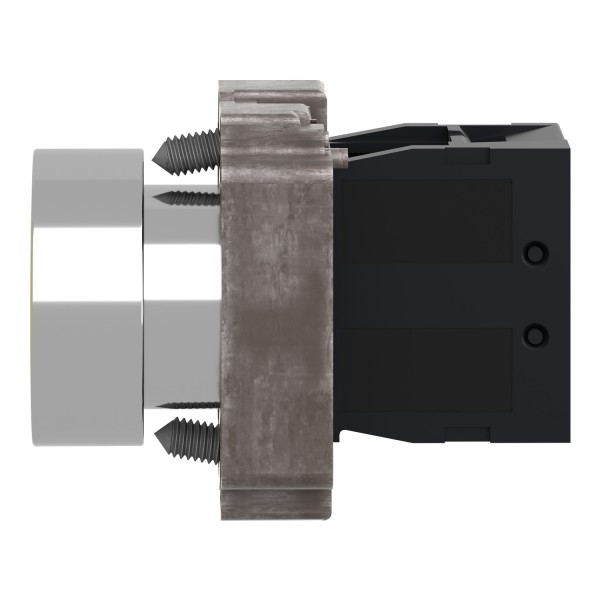 Кнопка, Easy Harmony XB2, металлическая, желтая, пружинный возврат, 1NO (XB2BA51C)