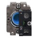 Кнопка, Easy Harmony XB2, металева, синя, пружинне повернення, 1NO (XB2BA61C)