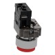 Кнопка, Easy Harmony XB2, металлическая, красная, пружинный возврат, 1NC (XB2BL42C)