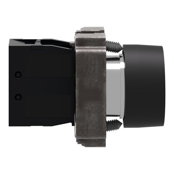 Кнопка, Easy Harmony XB2, металлическая, черная, пружинный возврат, 1NO (XB2BP21C)