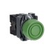 Кнопка, Easy Harmony XB2, металлическая, зеленая, пружинный возврат, 1NO (XB2BP31C)