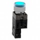 Кнопка с подсветкой, Easy Harmony XB2, пружинный возврат, 1NO (XB2BW36M1C)