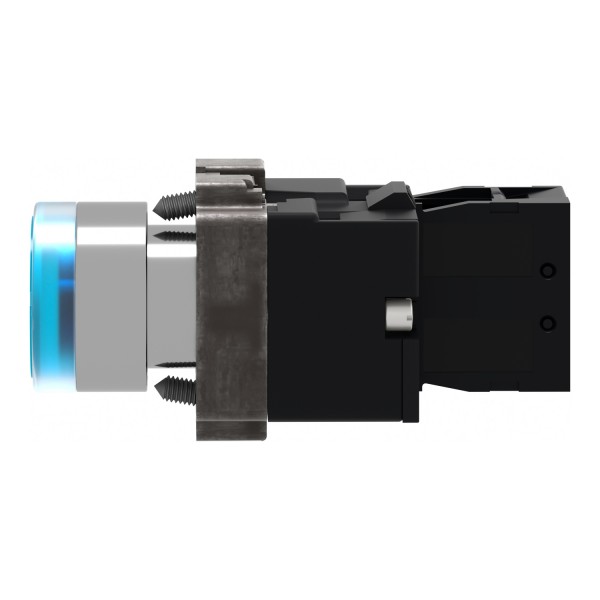 Кнопка с подсветкой, Easy Harmony XB2, пружинный возврат, 1NO (XB2BW36M1C)