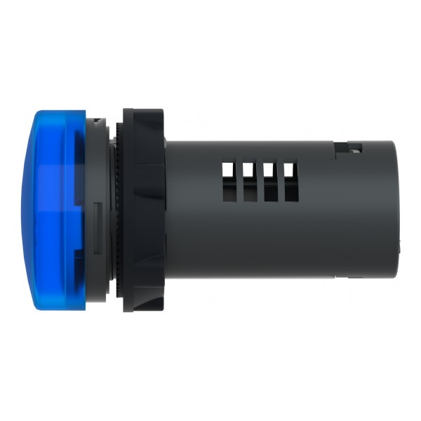 Середня сигнальна лампа ХА2 синього кольору з номіналом 24В АС/DC (XA2EVB6LC)