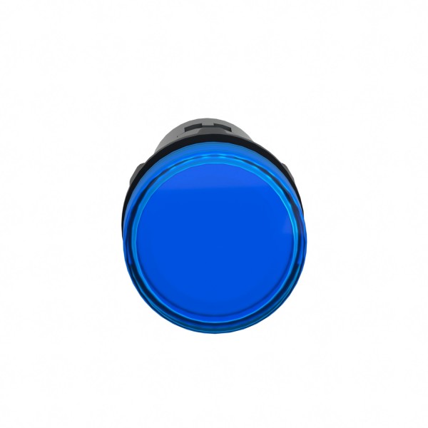 Середня сигнальна лампа ХА2 синього кольору з номіналом 220В АС (XA2EVM6LC)