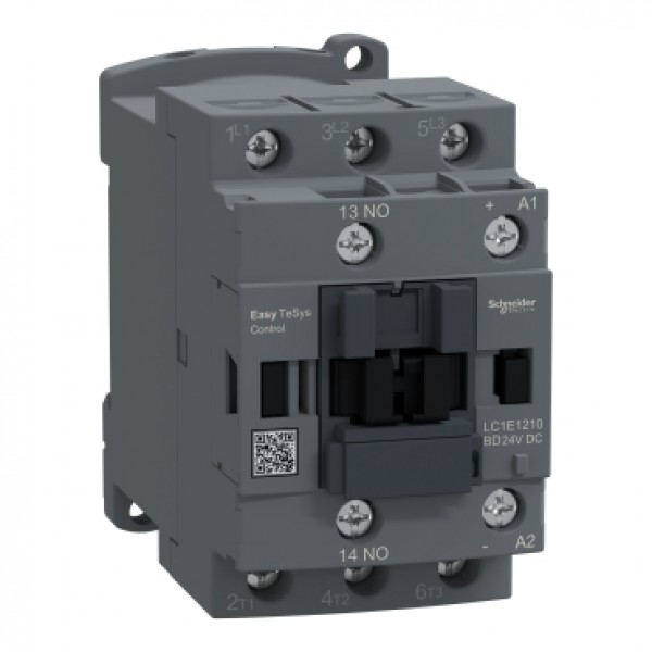 Контактор EASYTESYS 3P/400В 12A НВUк=24В (LC1E1210BD)