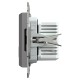 Двойное зарядное устройство для USB, Asfora, тип A+C, 21 Вт, механизм с суппортом, антрацит (EPH2700571)