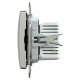 USB розетка, Sedna Design & Elements, тип A+C, 3A, 21 Вт, алюминий (SDD113405)