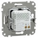 USB розетка, Sedna Design & Elements, тип A+C, 3A, 21 Вт, алюминий (SDD113405)