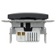 USB розетка, Sedna Design & Elements, тип A+C, 3 A, 21 Вт, чорний (SDD114405)