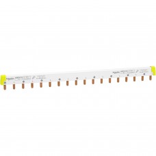 Acti9, гребенчатая шина, 1L+N, ширина 18 мм, 18 модулей, 100 А (A9XPH218)