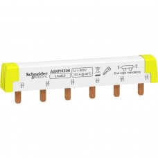 Acti9, гребенчатая шина, 3L, ширина 18 мм, 6 модулей, 100А (A9XPH306)