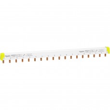 Acti9, гребенчатая шина, 3L, ширина 18 мм, 18 модулей, 100А (A9XPH318)