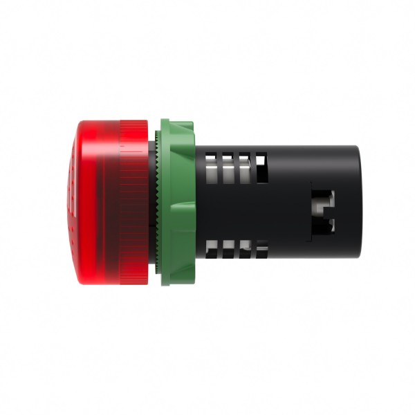 Сигнализатор с подсветкой, Easy Harmony XB2, пластик, красный, 22 мм, 90 дБ, 220В AC (XB2BSM4LC)