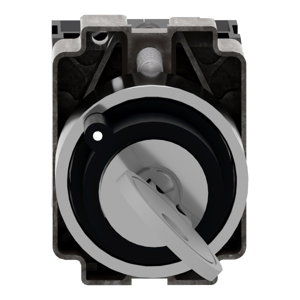 Ключевой переключатель, Easy Harmony XB2, металл, черный, 22 мм, 2 положения, с фиксацией, левая выдвижная сторона, 1NO + 1NC (XB2BG25C)
