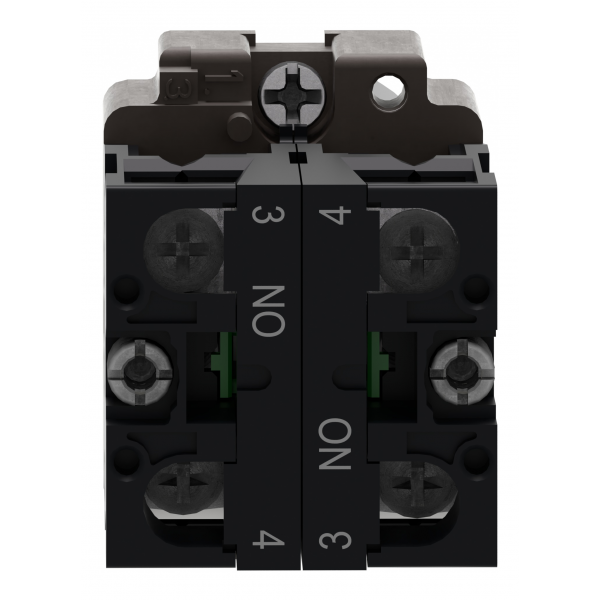 Ключовий перемикач, Easy Harmony XB2, метал, чорний, 22мм, 3 положення, залишається на місці, висувається на 3 сторони, 2NO (XB2BG03C)