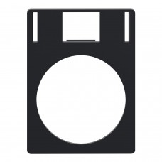 Держатель символов, Easy Harmony XB2, 30x40мм, пластик, без надписи 8x27мм (ZB2BZ32C)