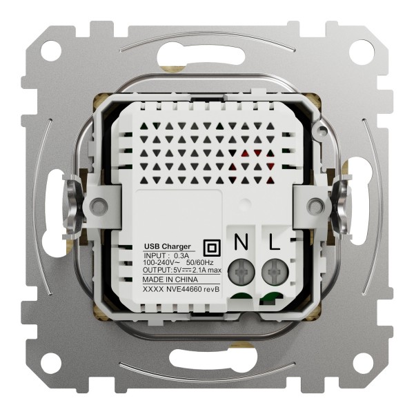 USB розетка A+A 2,1A Береза Sedna Elements (SDD180401)