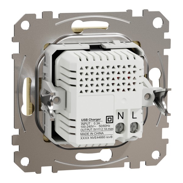 USB розетка A+A 2,1A Береза Sedna Elements (SDD180401)