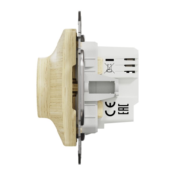 Универсальный поворотный LED димер RC/RL 5-200 Вт Береза ​​Sedna Elements (SDD180502)