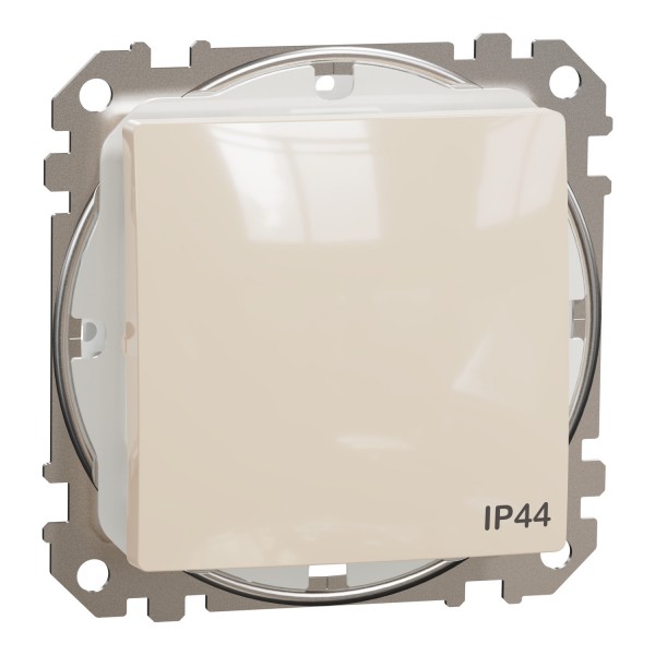 Одноклавишный переключатель IP44 Бежевый Sedna Design (SDD212106)