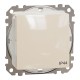 Одноклавишный переключатель IP44 Бежевый Sedna Design (SDD212106)