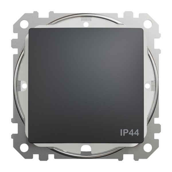 Одноклавішний перемикач IP44 Чорний Sedna Design (SDD214106)
