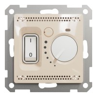 Термостат теплої підлоги 16 A Бежевий Sedna Design (SDD112507)