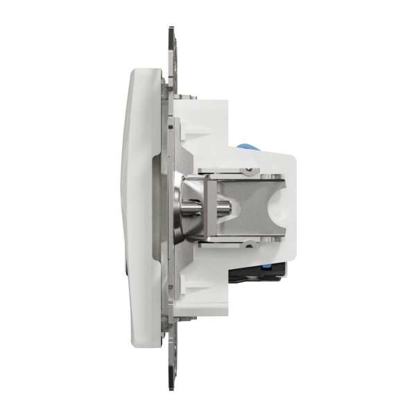 Розетка телекомунікаційна RJ45+RJ11 6UTP, білий, Sedna Design & Elements (SDD111468)