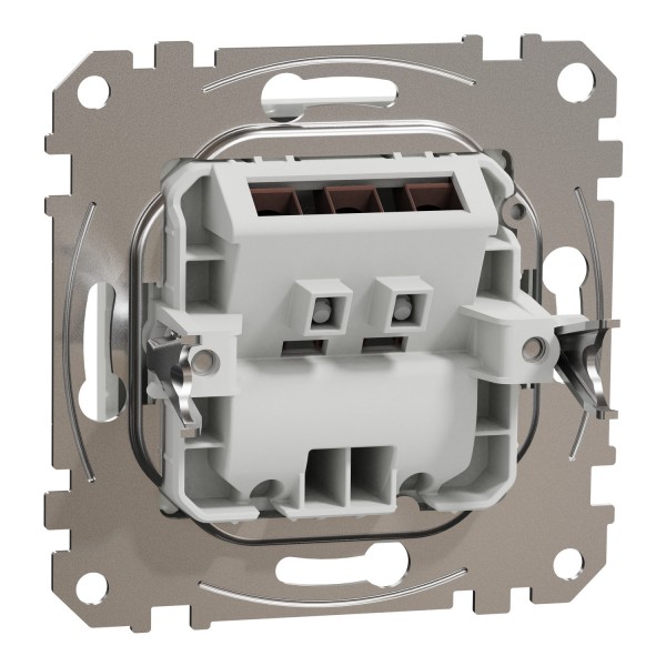 Розетка для виводу кабеля Білий Sedna Design (SDD111903)