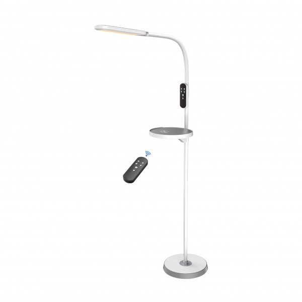 Світлодіодний LED торшер NORMAN-C білий 15W бездротова підзарядка (046-005-0015-010)