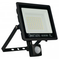 Прожектор светодиодный с датчиком PARS/S-50 50W 6400K (068-009-0050-010) 