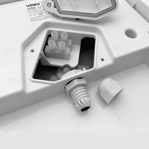 LED світильник ART IP65 квадратний VIDEX 15W 5000K (VL-BHFS-155)