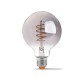 Светодиодная лампа VIDEX Filament G95FGD 4W E27 2100K димерная графит (VL-G95FGD-04272)