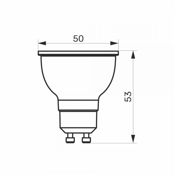 Светодиодная лампа TITANUM MR16 6W GU10 4100K (TLMR1606104)