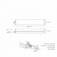 LED светильник IP65 линейный VIDEX 24W 0,6М 4000K (VLE-BNW-24064)