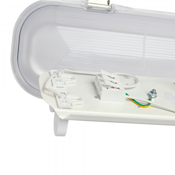 LED світильник IP65 лінійний під лампу 2хТ8 VIDEX 0,6М 220V (VL-BNW-T8062G)