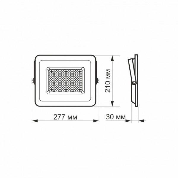 Светодиодный прожектор VIDEX F2e 100W 5000K (VL-F2e-1005W)