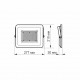 Светодиодный прожектор VIDEX F2e 100W 5000K (VL-F2e-1005W)