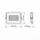 Светодиодный прожектор VIDEX F2e 50W 5000K (VL-F2e-505W)