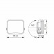 Светодиодный прожектор VIDEX F3 10W 5000K 220V Black (VLE-F3-0105B)